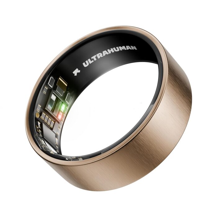ULTRAHUMAN Ring AIR – Sleep and Fitness Tracker, Smart Ring for Men and Women, No app fee for Standard Features, Up to 6 Days Battery Life (Size 10)