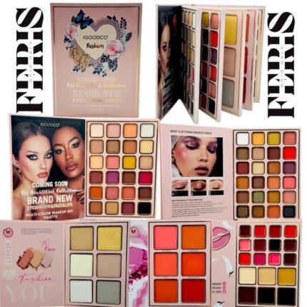 Urbanucanbe Igoodco Heartthrob Collection Makeup Palette – Multi-Color All-In-One Set For Eyeshadow, Face & Lips – Professional Matte & Shimmer Shades – Travel-Friendly Gift Set