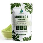 VEDAPURE Organic Moringa Powder 100g – 100% Pure Moringa Oleifera | Drumstick Leaf Powder for Skin, Hair, Immunity & Energy | Herbal Supplement