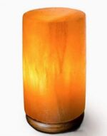 Vastu Shubharambh Himalayan Rock Salt Lamp Cyliinderical Shape for Positivity, Health, Cleansing and Enhancing Positive Fire Element. Prepared from Narural Rock as Vastu Remedy for Home/Office.