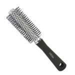 Vega Round Brush with Black Colored Handle and Silver Colored Brush Head
