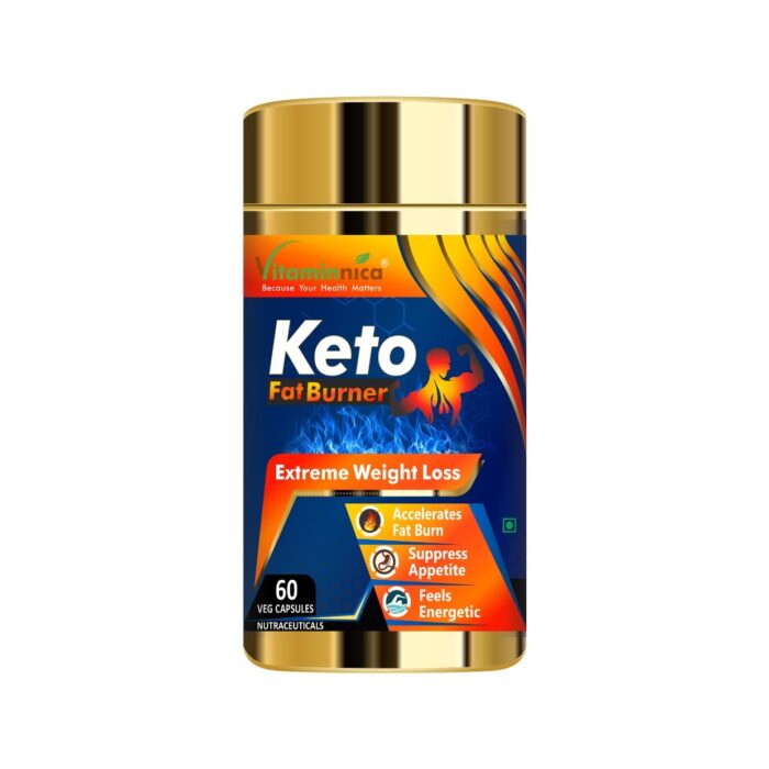 Vitaminnica Keto Fat Burner | Natural Weight Loss Fat Burner Supplement for Men & Women | 60 Capsules