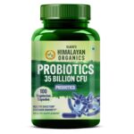 Vlado’s Himalayan Organic Probiotics 35 Billion CFU Supplement | Better Nutrient Absorption | Healthy Digestion, Stronger Immunity & Overall Wellness - 100 Veg Capsules x Pack of 3