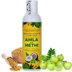 Vriddhi Organic Amla Hair Oil 100ml – Hair Growth & Hair Fall Control Oil with Fenugreek (Methi) and Curry Leaves, Nourishing Herbal Formula for Strong, Thick Hair (No Preservatives/Chemicals)