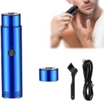 WOLTAX Electric Shaver for Men, Wet and Dry Use, USB Rechargeable Men's Shaver, Washable, Cordless, Portable Electric Razor for Travel, Business Trip