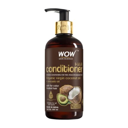 WOW Coconut & Avocado Oil No Parabens & Sulphate Hair Conditioner, 300mL