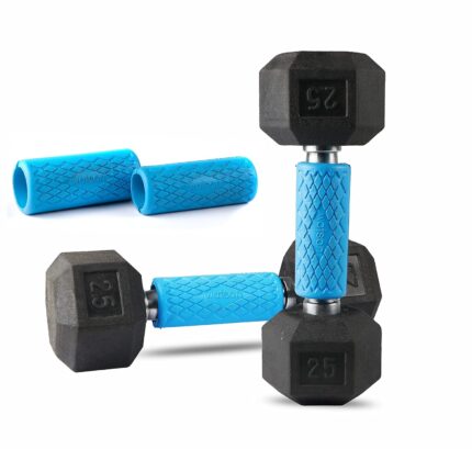 Watson Dumbbells Set, for Home Gym, Hex Dumbbell 2.5kg Pair, Rubber Coated Suitable for Fitness Home Exercises, Ideal for Gym Workout, Steel Iron Rubber Dumbbells (Total 5Kg)
