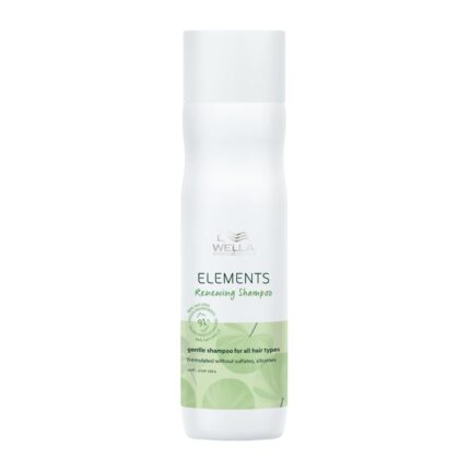 Wella Professionals Elements Renewing Shampoo | Sulfate, Silicone & Paraben-Free | 250 ml | For Shiny, Frizz-Free Hair | With Aloe Vera, Vitamin E | Vegan & Cruelty-Free