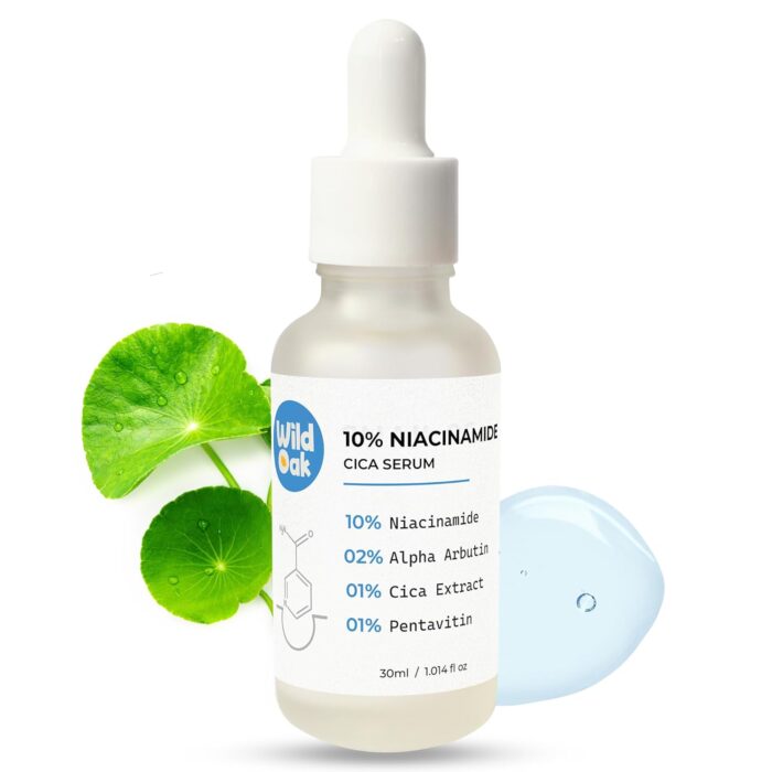 WildOak 2% Alpha Arbutin + 10% Niacinamide Face Serum | Alpha Arbutin is powerful for Pigmentation, Acne Scars & Spot | Niacinamide - Minimises Pores, Hydrates & Reduce Wrinkles & fine lines | 30ml