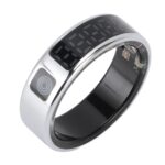 Wisoqu Smart Ring Fitness Tracker, Bluetooth IP68 Water Proof, Sleep & Step & Health Monitoring, Fashion Sport Smart Rings for Men Women iOS and Android, Fitness Ring with Gesture