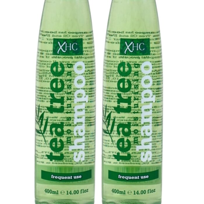 XPEL TEA TREE MOISTURISING SHAMPOO with Tea Tree Oil & Peppermint Oil Improves Hair & Scalp Health, Men and Women, No Parabens & Sulphates 800 ml Pack of 2