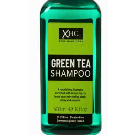 Xpel Marketing GREEN TEA & TEA TREE Anti-Dandruff SHAMPOO Prevent Hair Loss, Dandruff & Breakage, for Soft, Silky Smooth, No Sulphates, Parabens, Silicones, Men & Women 400 ml