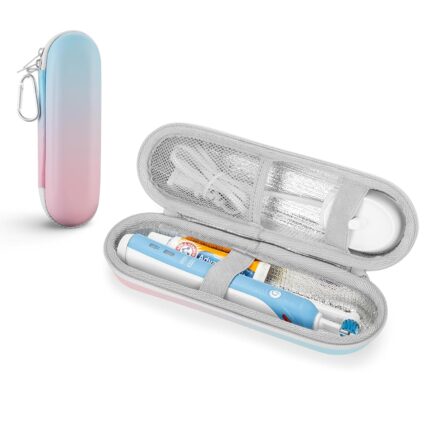 YINKE Travel Case for Philips Sonicare ProtectiveClean Electric Toothbrush Oral-B/Oral-B Pro Smartseries/IOS 7 8 9/ for 1000 1500 4100 7000 Hard EVA Case Protective Cover Storage Bag (gradient)