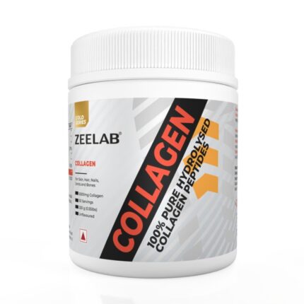 Zeelab Collagen 250g, 50 Servings | 100% Pure Hydrolysed Collagen Peptides | Collagen Powder for Healthy Skin, Hair, Teeth, Nails & Joints | Best Collagen Supplements for Men & Women