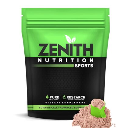 Zenith Nutrition Mass Gainer Powder(For Adults,Double Rich Chocolate 750 gms) with Enzyme blend | 17gm Protein | 51gm Carbs | Added Glutamine | Lab tested