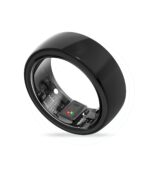 aaboRing, Health & Fitness Tracker Smart Ring, Advance Sleep Monitoring, Stress & Activity Tracking, Titanium, IP68 Waterproof (US Size No 12, Wireless - Deep Black)