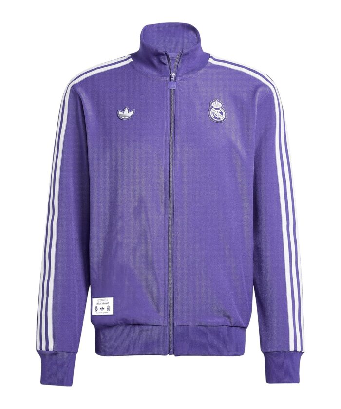 adidas Performance Real Madrid Terrace Icon Training Jacket, Purple, 2XL, Unisex