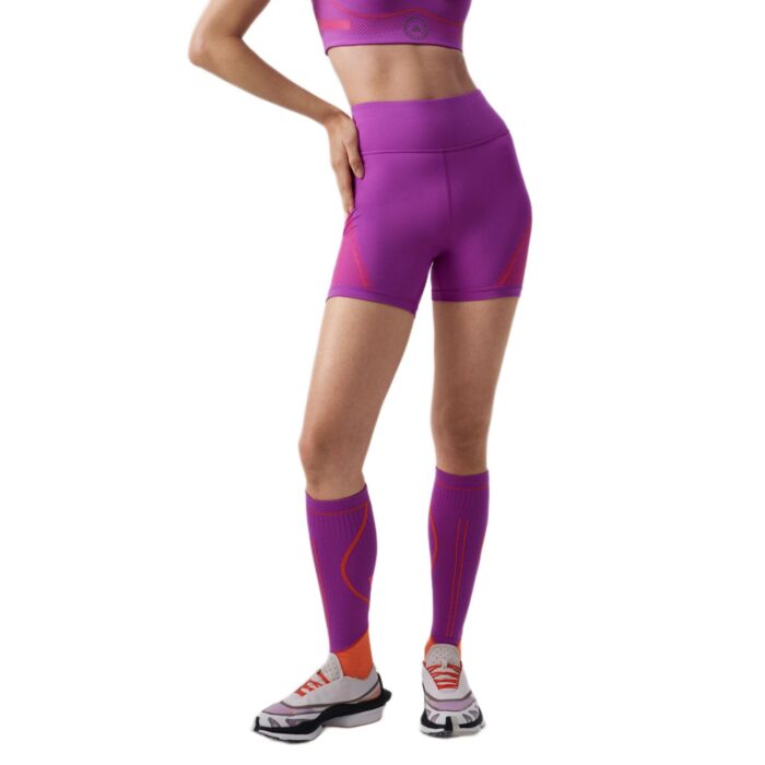 adidas by Stella McCartney TruePace Running Short Leggings | Purple | Size-M |