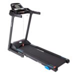amazon basics Dc Motorized Treadmill With 3 Level Manual Incline, 1.5 Hp Continuous & 3.0 Peak Power, Max Speed 14 Kmph, Max Weight 110 Kg (Blue)