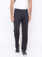 berge' Men's Instadry Slimfit Track Pant with Secure Zipper Side Pockets for Sports Exercise Gym Running Work from Home Comfort