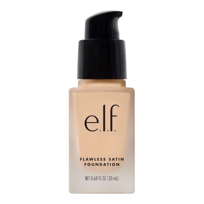 e.l.f. Cosmetics Oil Free Flawless Satin Finish Foundation For All Skin Type - Light Ivory, 1 Count