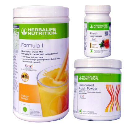 herbalife weight loss program package- mango 500 g, protein 200 g, afresh drink 50 g (Tulsi)
