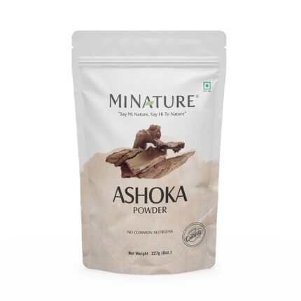 mi nature Ashoka Powder- 227g (8oz) | Non-GMO |Pure & natural | Vegan, Gluten free | Made in India Preservatives free