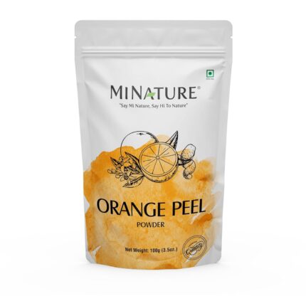 mi nature Orange Peel Powder | Natural Citrus Aurantium Vitamin C | Ideal for DIY Face Pack| Face Cleansing, D-Tan & Oil Control face mask | Best For Skincare | No Preservative Chemical | 100g(3.5oz)