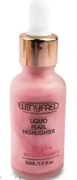 safemum liquid highlighter for face glow, makeup highlighter, highlighter for face makeup,body Highlighter (Pink)