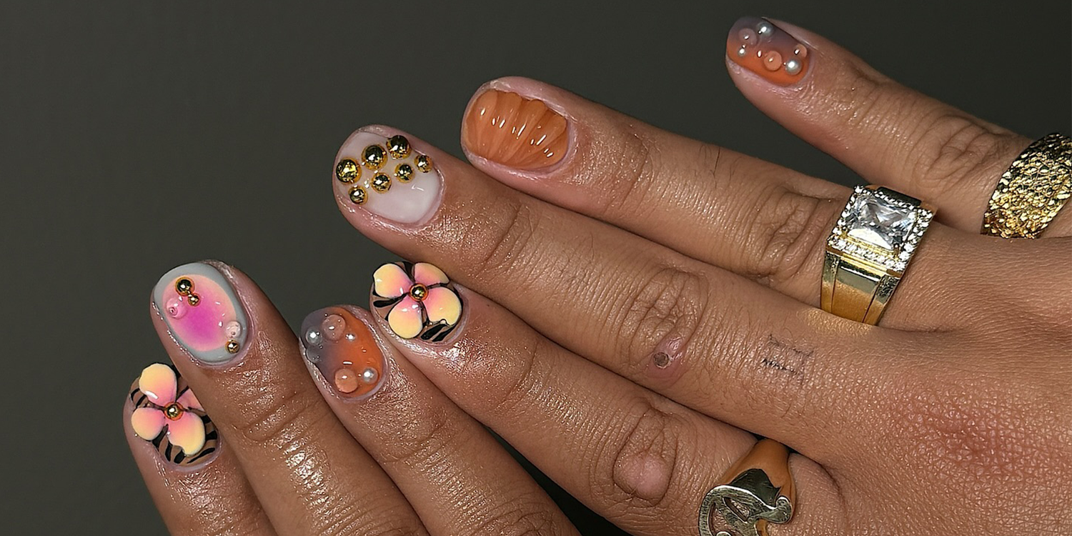 15 Short Mismatched Manicures That Make a Statement