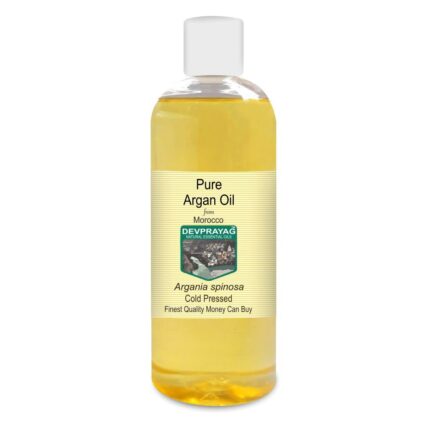 Devprayag Pure Argan (Moroccan) Oil (Argania spinosa) | Cold Pressed | Natural | Undiluted | For Diluting Essential Oils | For Hair, Skin & Massage | Men & Women | 200ml