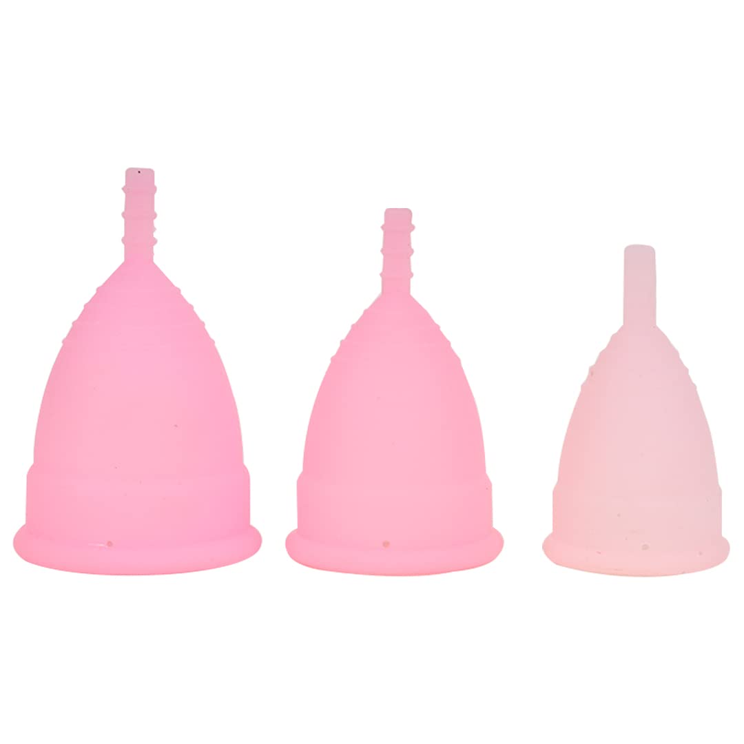 FAIRBIZPS Menstrual Cup Period Cup Reusable Ultra Soft & Flexible Medical Grade Menstrual Cup for Women (Large)