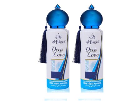 Al - Hassan Deep Love Perfumed Spray For Women - Pack of 2 (200ml Each) | Long Lasting & Captivating Fragrance | Body Spray