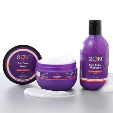 2.Oh! Italian Post Color Combo with Color Protect Complex | Colour Protect Shampoo + Hair Mask for Coloured Hair | Daily Use Shampoo and Mask with pH 4.5 | Ideal for Color Treated Hair | Women and Men