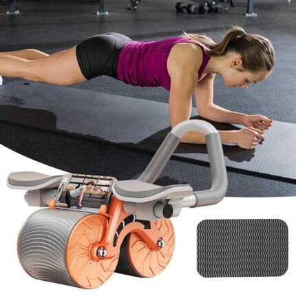 ALEXIND Ab Roller Wheel Automatic Return Abdominal Wheel Home Gym Strength Training(abdominal wheel)