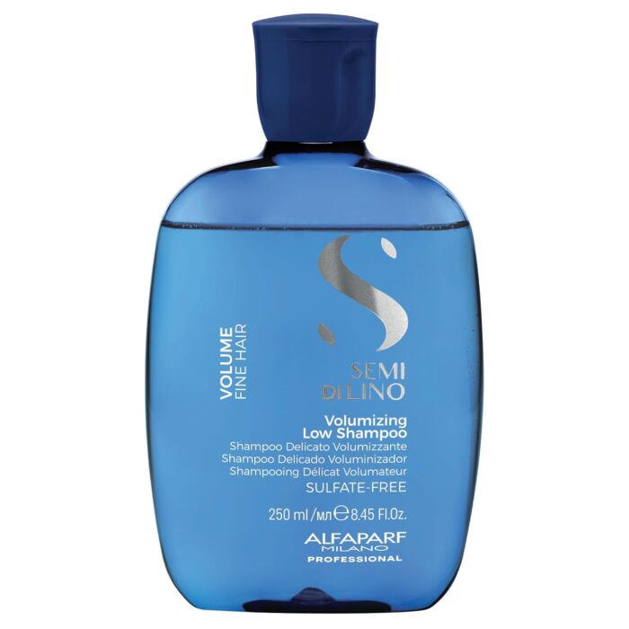 Alfaparf Milano Hair Volumizing Shampoo with Creatine - For Fine Hair Adds 2x More Volume, Thickness to Hair, Anti-Frizz, Sulfate, Paraben and Paraffin Free 250ML