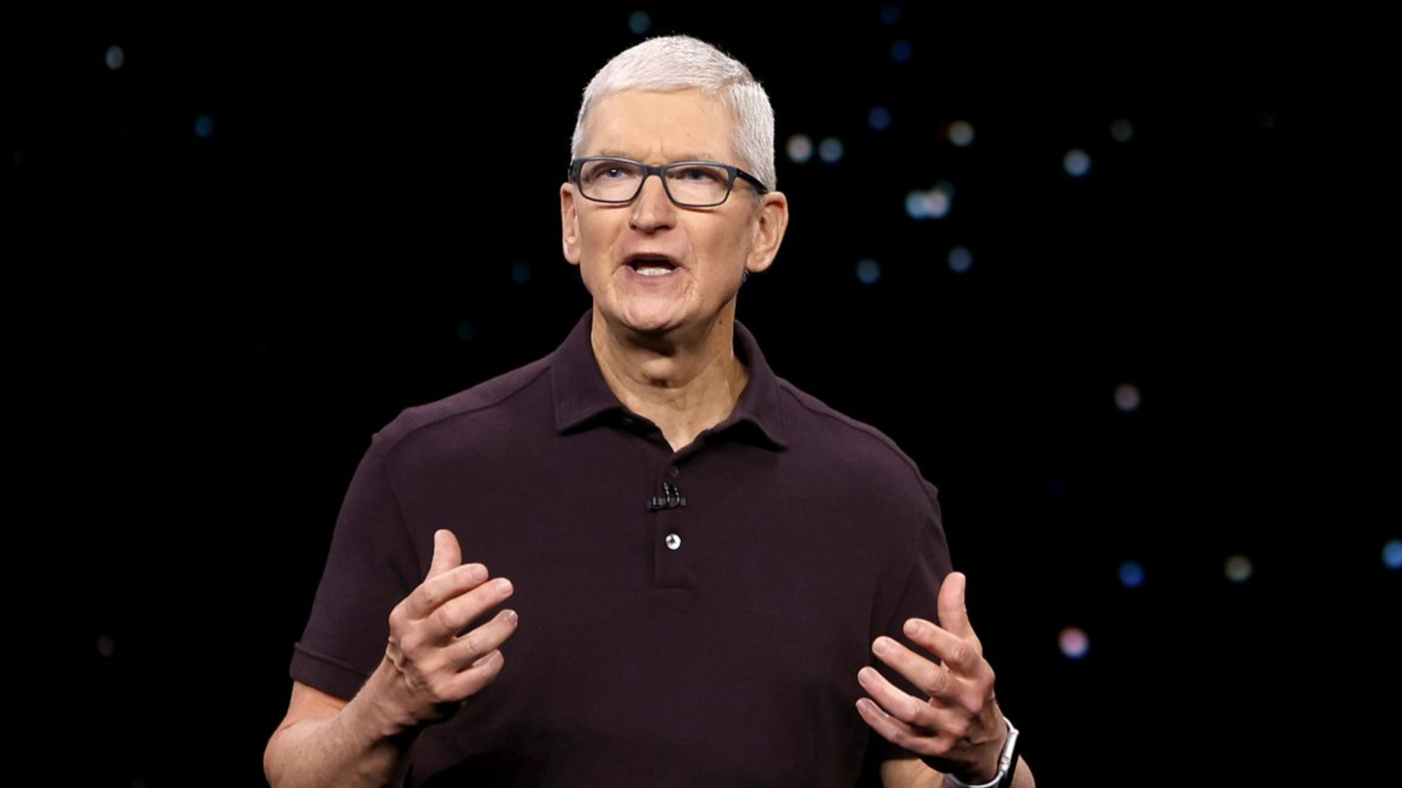 Tim Cook at an Apple Event