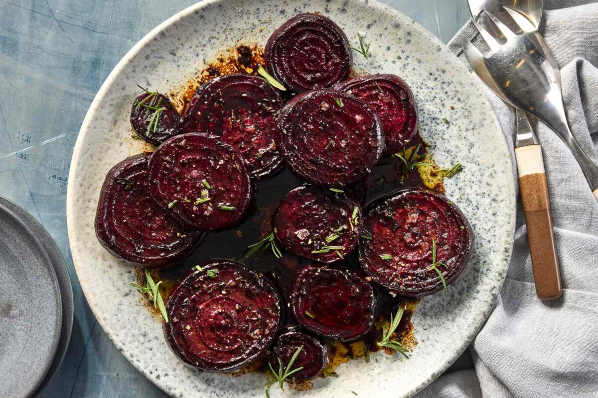 Balsamic-Rosemary Melting Beets