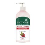 Biotique Winter Cherry Rejuvenating Body Lotion | Moisturizes and Hydrates the Skin | Prevents Ageing, Wrinkles and Dark Spots| 100% Botanical Extracts| Suitable for All Skin Types | 300ml