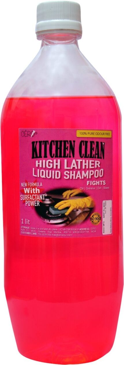 CERO Kitchen Clean High Foam Liquid Soap 100% Odour free Soap (1 lit.)
