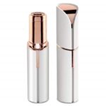 CHARITRA ENTERPRISE Lipstick Shaped Skincare Facial Hair Removal Machine Chin Cheek Eyebrow Upper Lip Hair Remover for Women (White)