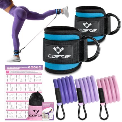 COFOF Resistance Bands Set - Exercise Bands Booty Bands Workout Bands Hip Bands Resistance Loop Bands for Resistance Training, Physical Therapy, Home Workouts