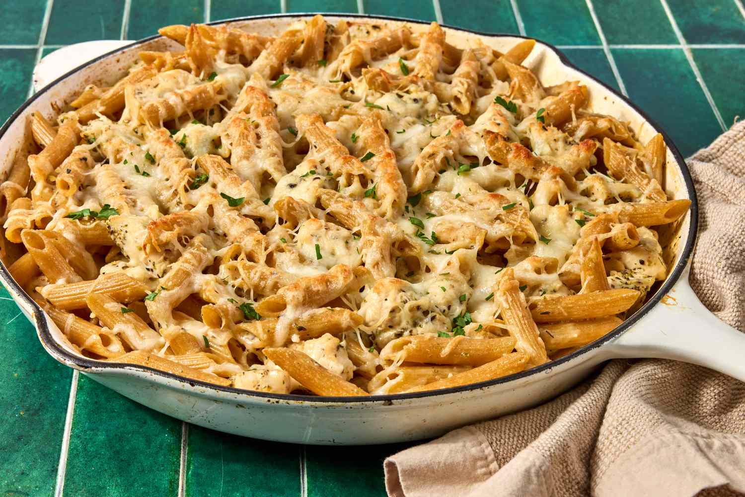 Chicken Alfredo Bake