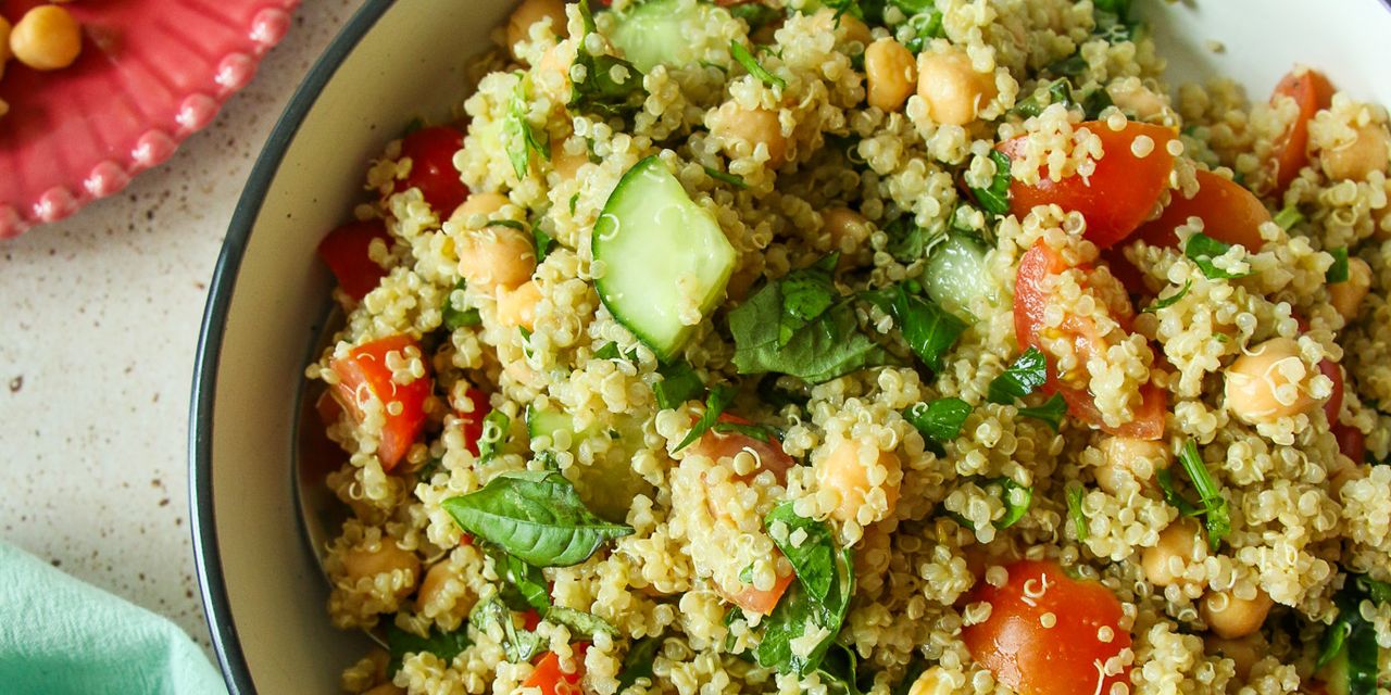 Chickpea quinoa salad Recipe | SELF