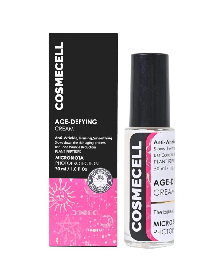 Cosmecell Age Defying Cream Advanced Radiant Wrinkle Lift Anti Ageing Cream for Women, Skincare Powered, Bio-Peptides & Natural Vitamin Complexes (30ml)