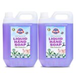 DOC HIM Jasmine Anti-bacterial Liquid Hand Soap with moisturizer Combo (5 Ltr X 2)