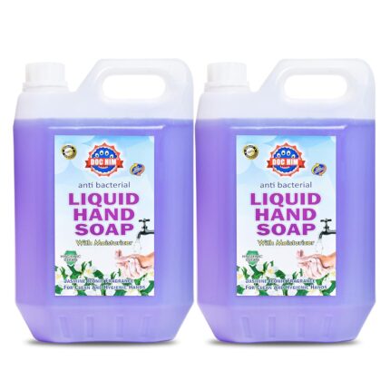 DOC HIM Jasmine Anti-bacterial Liquid Hand Soap with moisturizer Combo (5 Ltr X 2)
