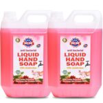 DOC HIM Rose Anti-bacterial Liquid Hand Soap with moisturizer Combo (5 Ltr X 2)