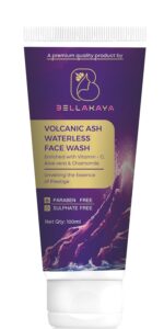 Doctor-recommended Bellakaya Volcanic Ash Waterless Facewash. Clinically proven for acne, deep cleansing & skin detox. Dermatologist approved for all skin types