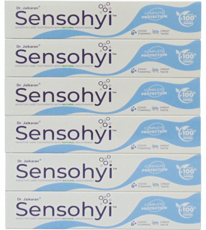 Dr. Jaikaran Sensohyi Sensitive Care Herbal Toothpaste with No Artificial Flavour, No Parabens- 100g (6)